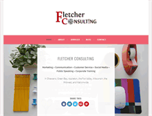 Tablet Screenshot of fletcherconsulting.com